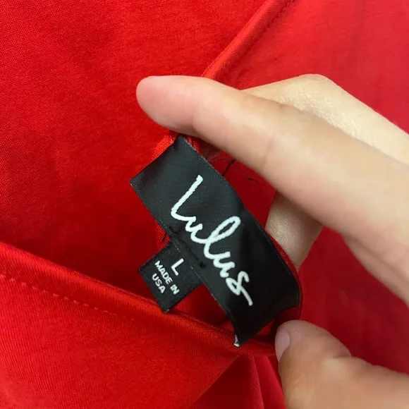 Lulus Like a lady backless midi dress red size large - Picture 5 of 5